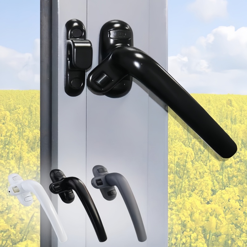 Furniture Hardware Supplies - ユニバーサル開き窓ハンドルドアハンドルホイールロックバックル付きアルミ合金回転ハンドル家具用品ハードウェア