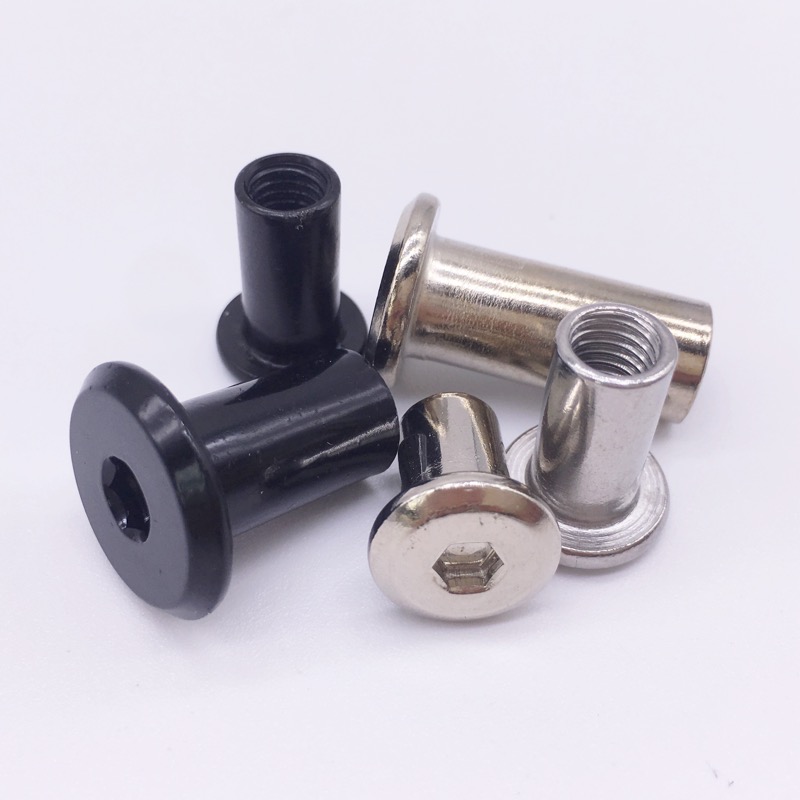 Wkooa m6 m8 m10 1/4-20バレルナットブラ - Furniture Hardware Barrel Nut のレビューと価格