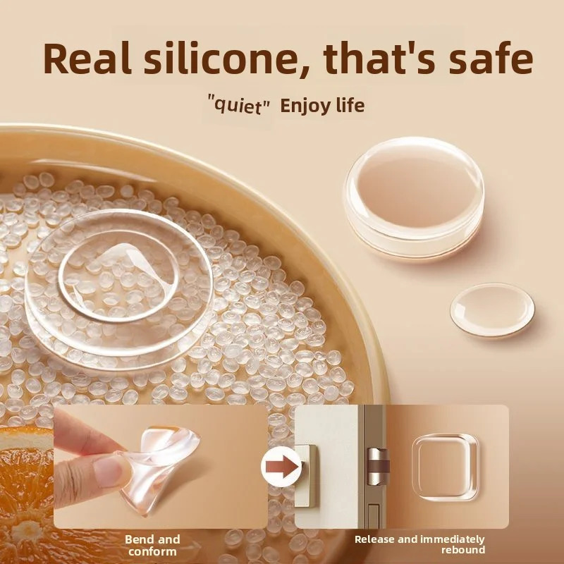 シリコーンキャビネットバンパーゴムダンパーバッファ耐衝撃家具 - Furniture Hardware Supplies のレビューと価格