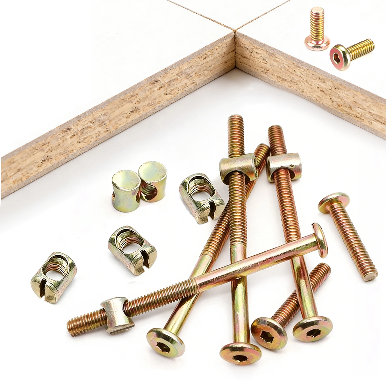 10/20個入り M6 六角穴付きボルト、40-100mm  - Furniture Hardware Barrel Nut のレビューと価格