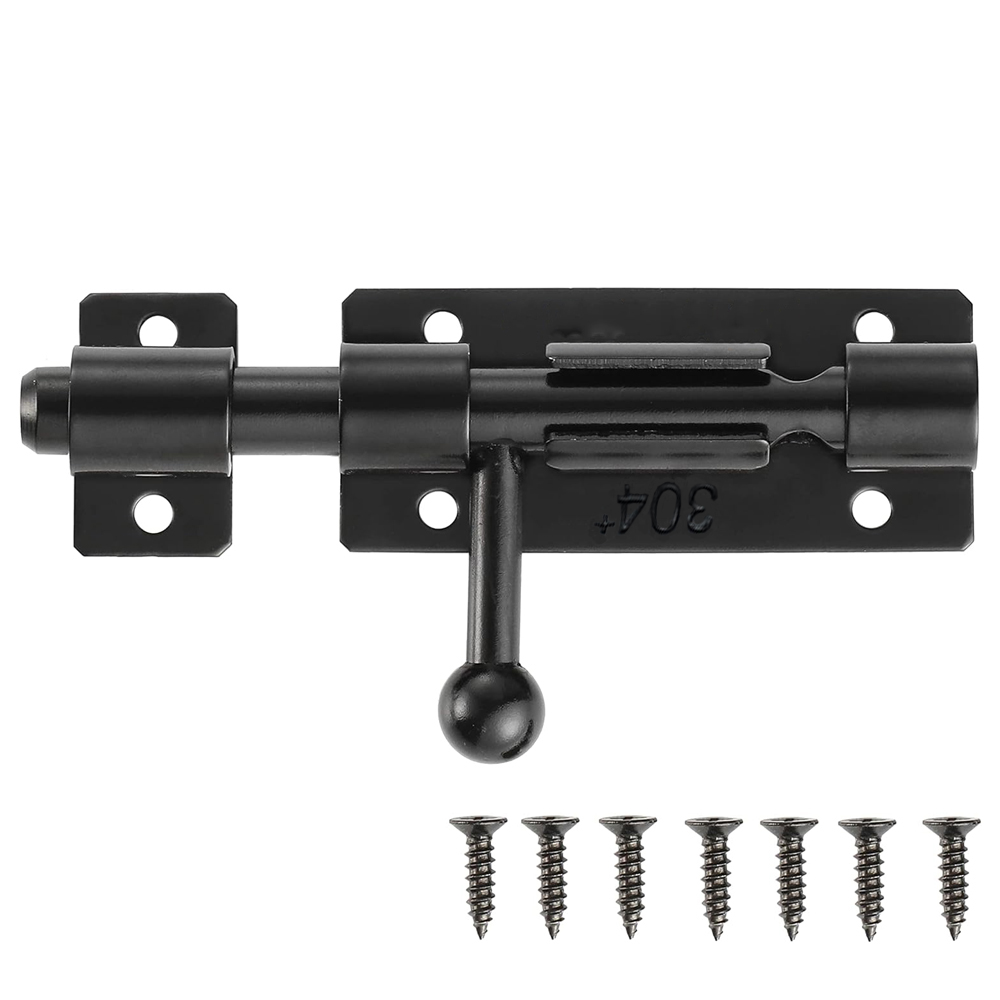 304 ステンレス鋼バレルボルトドアラッチ南京錠穴付き厚みの - Barrel Bolt Slide のレビューと価格