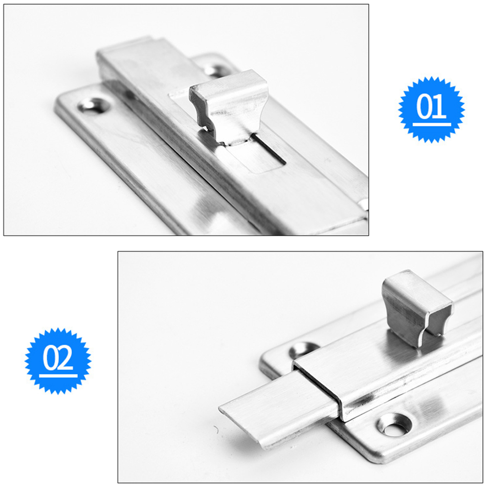 1pc ステンレス鋼両端ドアボルトスライドロックバレルボルト - Barrel Bolt Slide のレビューと価格