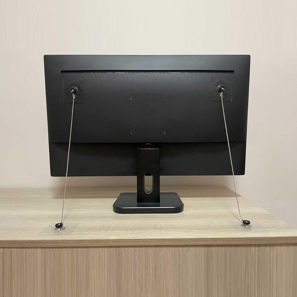 6パック転倒防止家具ストラップステンレス鋼粘着式家具アンカー - Furniture Hardware Supplies のレビューと価格
