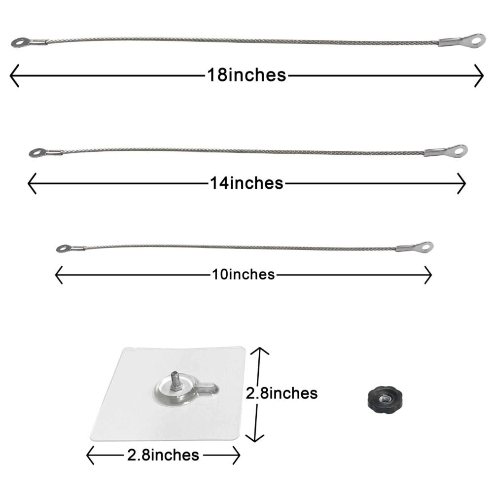 6パック転倒防止家具ストラップステンレス鋼粘着式家具アンカー - Furniture Hardware Supplies のレビューと価格
