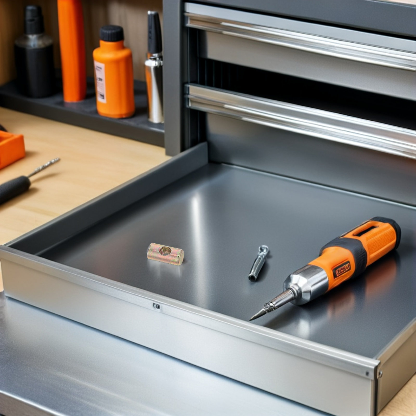100個入り家具組立用ナット、クロスダボ、バレルコネクター、 - Furniture Hardware Barrel Nut のレビューと価格