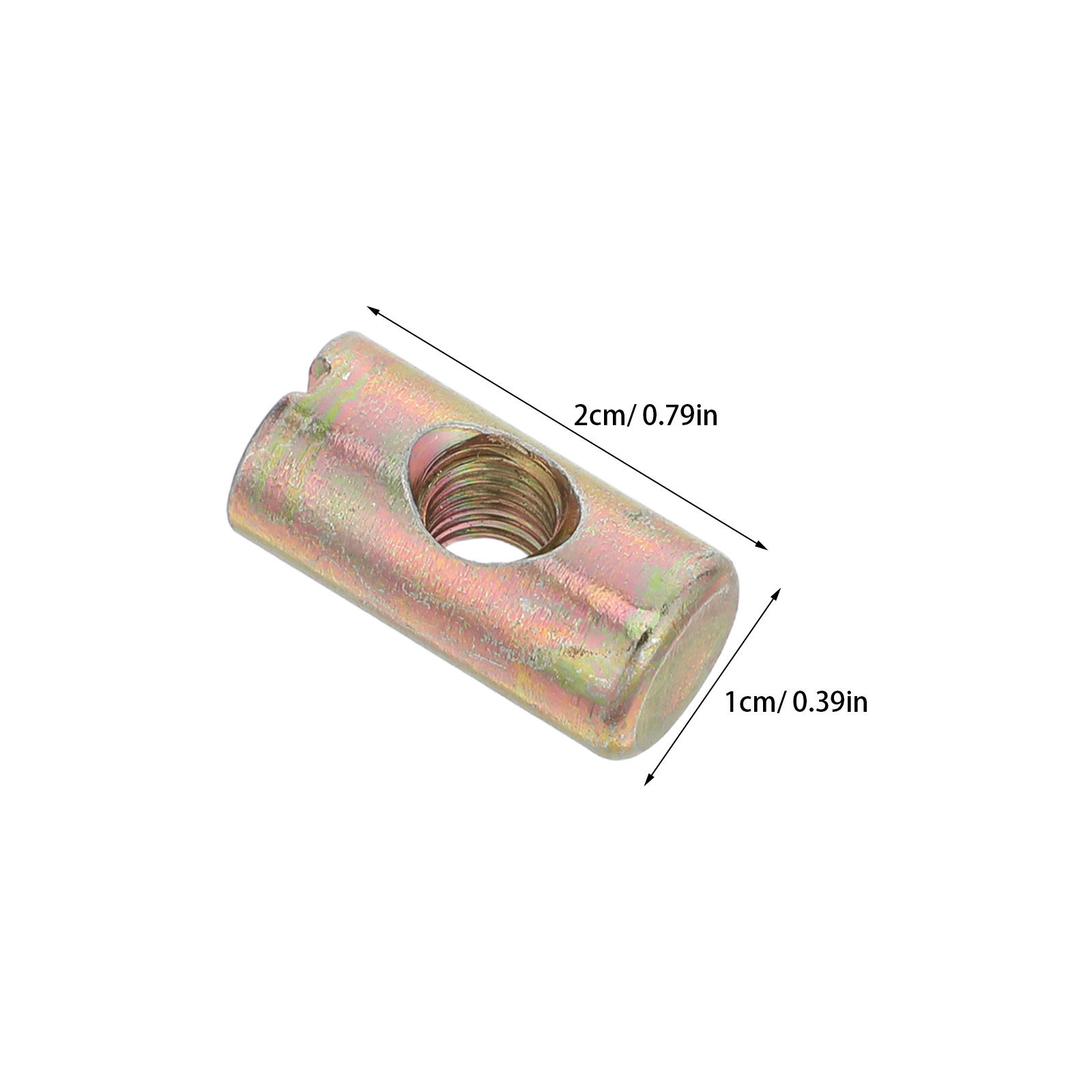 100個入り家具組立用ナット、クロスダボ、バレルコネクター、 - Furniture Hardware Barrel Nut のレビューと価格