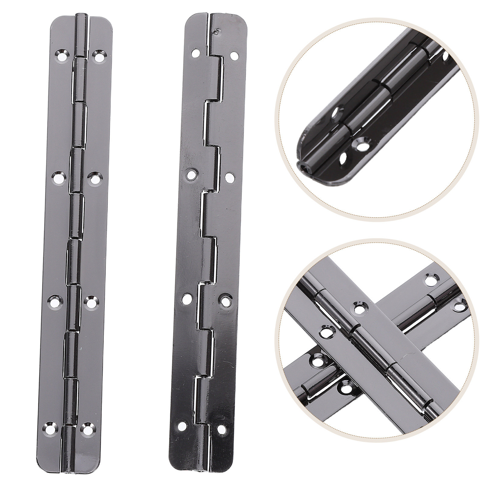 2個入り 5インチ×0.7インチ 家具収納用ヒンジ 折りたた - Piano Hinge Continuous のレビューと価格