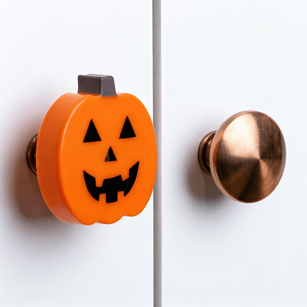 ハロウィンパンプキンノブカバー、ユニバーサルキャビネットと引 - Furniture Hardware Pulls のレビューと価格