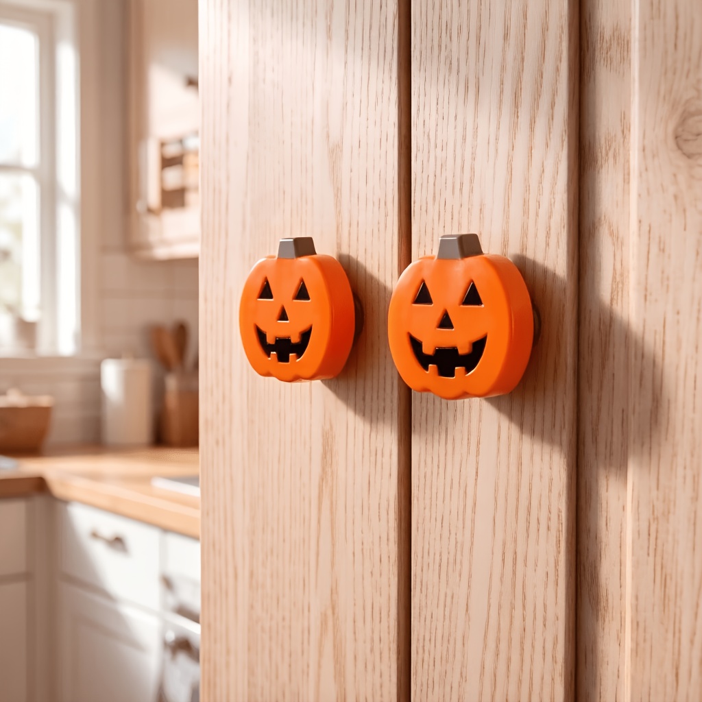 ハロウィンパンプキンノブカバー、ユニバーサルキャビネットと引 - Furniture Hardware Pulls のレビューと価格