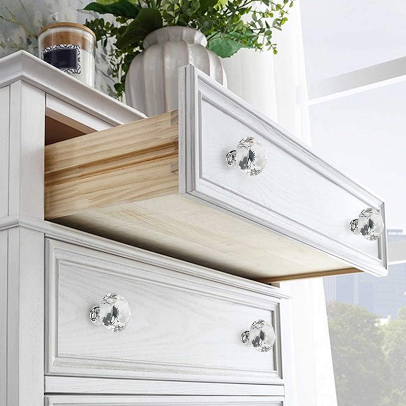 6 個のキャビネットノブネジ付き 30 ミリメートルラウンド - Furniture Hardware Supplies のレビューと価格