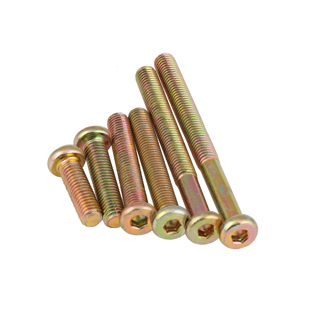 M6亜鉛メッキ六角ドライブソケットキャップ家具スクリューメト - Furniture Hardware Barrel Nut のレビューと価格