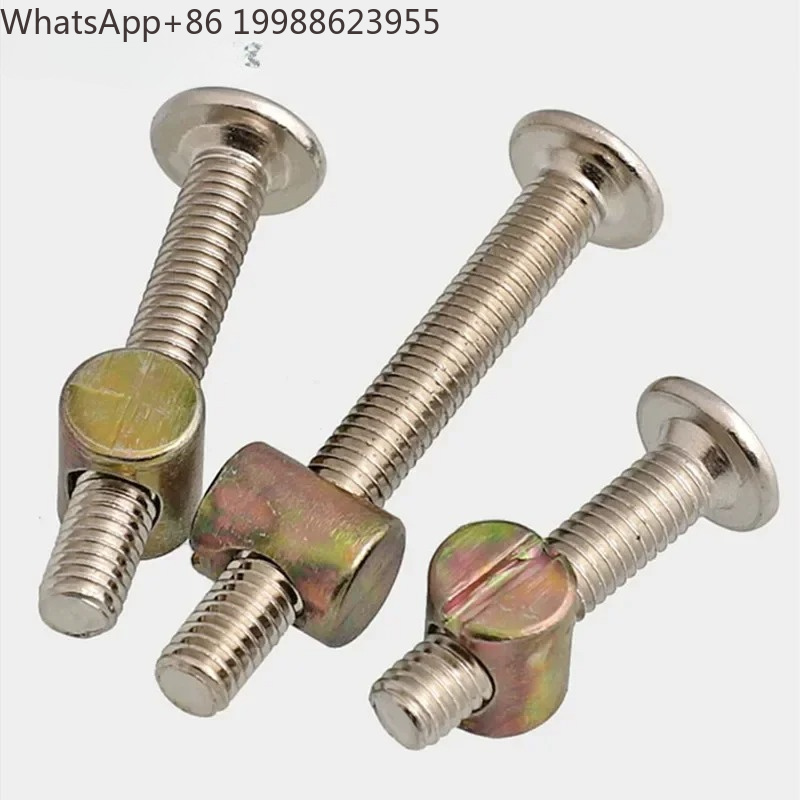 30個/パック 家具用ボルトとナットセット バレルナット付き - Furniture Hardware Barrel Nut のレビューと価格