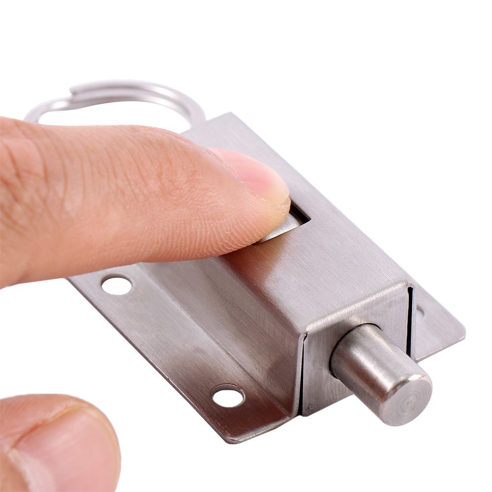 耐久性のある長さ3インチのボタン式ドアスライドロックバレルボ - Barrel Bolt Slide のレビューと価格