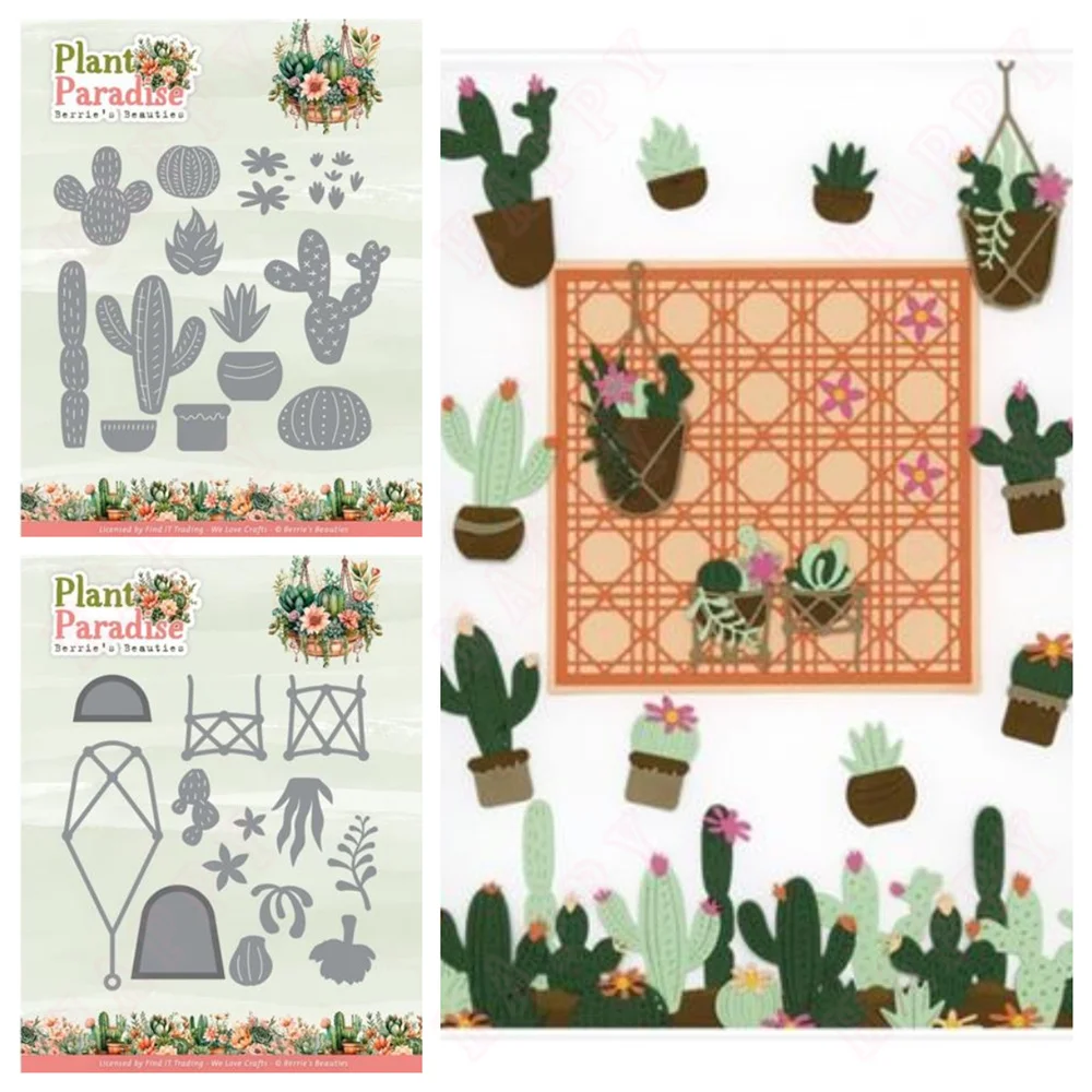 植物サボテンパラダイス金属クラフト切削ダイス DIY スクラ - Furniture Paradise & Hardware Ghaziabad By Owner のレビューと価格