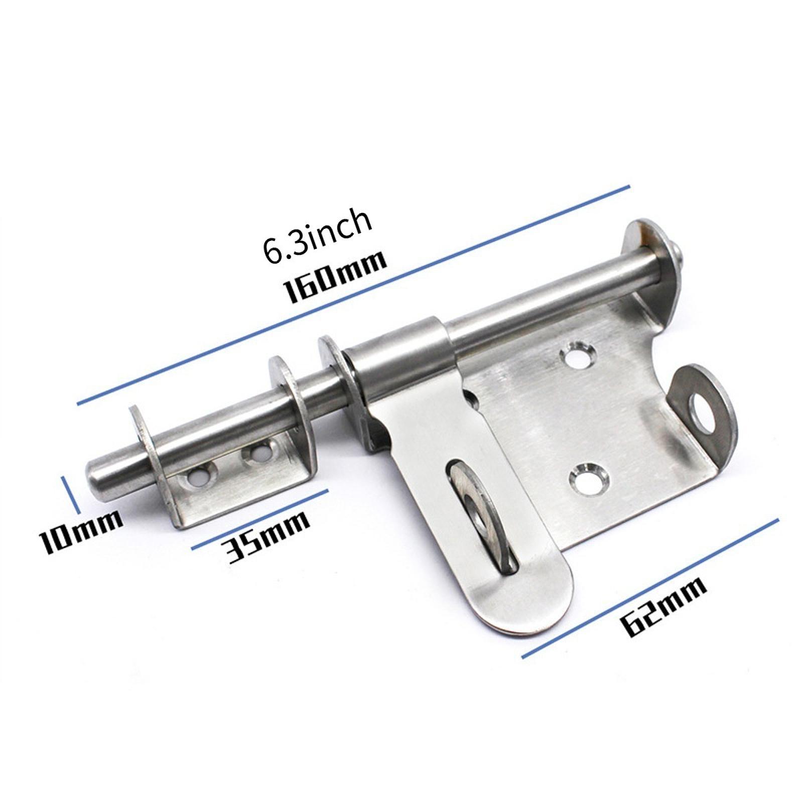 信頼性の高いセキュリティドアラッチロック、頑丈なステンレス鋼 - Barrel Bolt Slide のレビューと価格