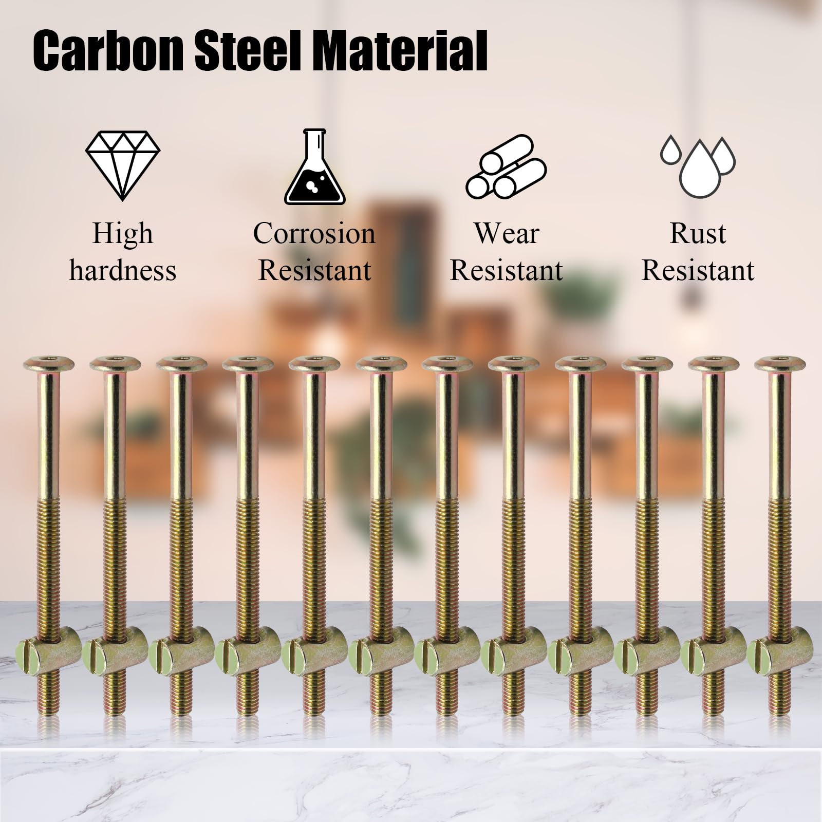 8セットM6家具ベビーベッドネジバレルナットキット、65-1 - Furniture Hardware Barrel Nut のレビューと価格