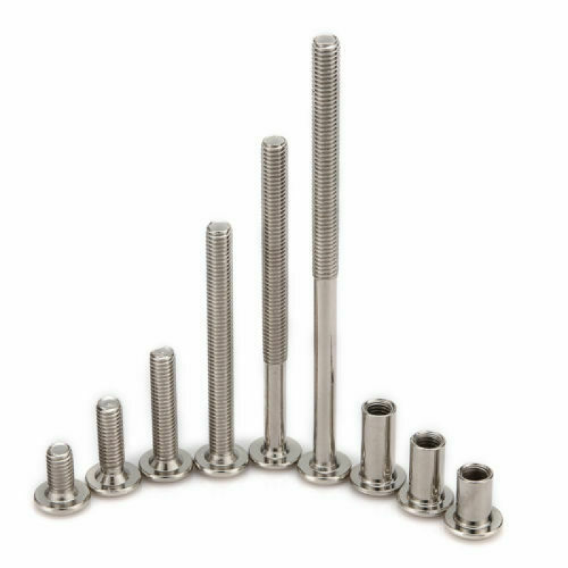 5-20個入り M6 炭素鋼家具コネクターボルト＆ナット、六 - Furniture Hardware Barrel Nut のレビューと価格