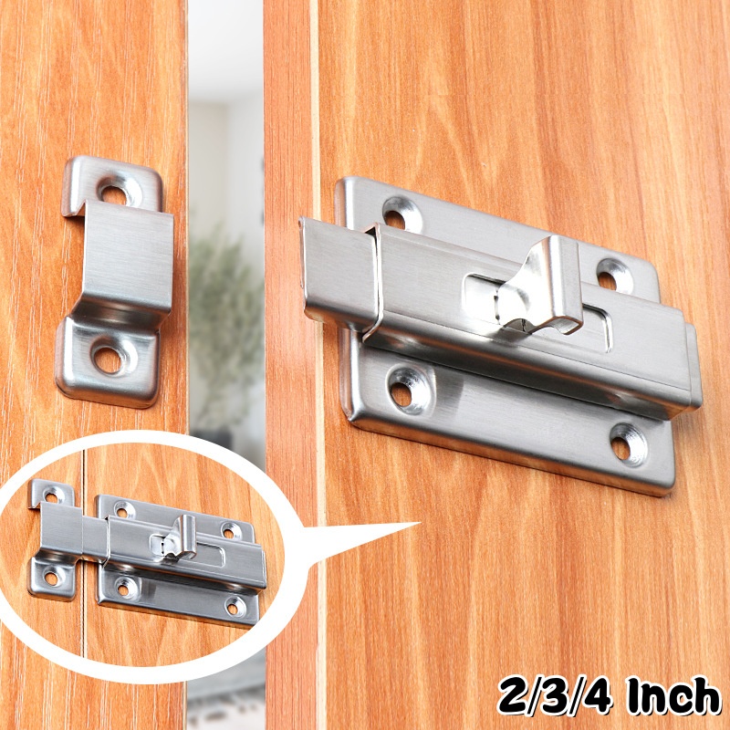 2インチ/3インチ/4インチステンレス鋼製ドアボルト、頑丈な - Barrel Bolt Slide のレビューと価格